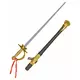 Republican saber with golden plastic handle for adults, 66 cm