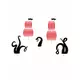 5 Pirate Party Cake Toppers 13.5 - 21.5 cm