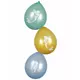 6 havfrue-laguneballonger 25 cm
