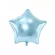 Turkis stjernefolieballong 45 cm