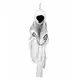 100 cm lenket Halloween-dekorasjon med skjelett fra Grim Reaper