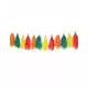 Tassel garland 16 pompoms 1.80 m