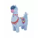 Mini blå lama piñata 16 cm