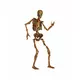 Articulated decomposing skeleton decoration 180 cm