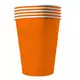 20 amerikanske oransje resirkulerbare pappkopper 53 cl