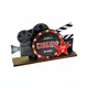 Hollywood wooden centerpiece 20 x 13 cm