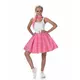 Women's pink polka dot 50s costume, Size: Small