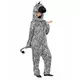 Adult zebra jumpsuit costume