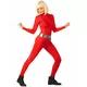 Red shock spy costume for women, Size: Small