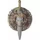 Plastic Barbarian Shield and Sword