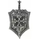Adult Crusader Knight Plastic Shield and Sword