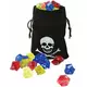 Pirate purse with faux gemstones