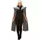 Women's gray medieval cape