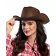 Adult brown cowboy hat