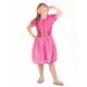 Pink aviator dog costume for girls, Size: 10-12 years (130-140 cm)