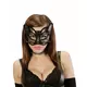 Sexy blonde katt halvmaske for kvinner