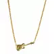 Adult gold guitar necklace