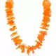 Oransje hawaiisk halskjede