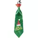 Merry Christmas Green Sequin Tie