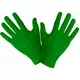 Adult green short gloves