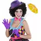 Adult purple short gloves