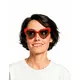 Vintage red heart glasses