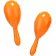 Oransje maracas