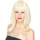 Luxury blonde mid-length women's wig - 170g