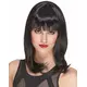 Luxury black mid-length women's wig - 170g