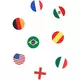 150 Multi-Nation Flag Table Confetti