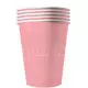 20 amerikanske resirkulerbare pappkopper pastellrosa 53 cl