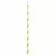 20 gullstripete pappsugerør 20 cm