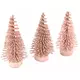 Small artificial rose gold trees 5.5 x 2.5 cm