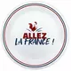 6 Allez la France 23 cm paper plates