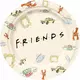 8 Friends paper plates 23 cm