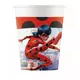 8 Miraculous Ladybug 200 ml pappkopper