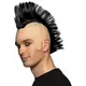 Menns punk-parykk