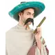 Voksen grønn meksikansk sombrero