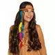 Adult fluorescent feather headband