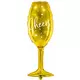 Gullfarget Cheers-folieballong 28 x 80 cm