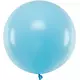 Kjempestor blå lateksballong 60 cm