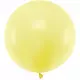 Kjempestor gul lateksballong 60 cm