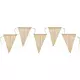 3m jute bunting garland