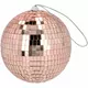 Rose gold disco ball 15 cm