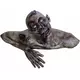 Life-size zombie bust Halloween decor