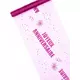 Bordløper i organza, fuchsia, 29 cm x 5 m, Happy Birthday