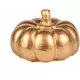 6.5 cm golden resin pumpkin