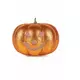 17 cm glitrende lysende Halloween-gresskar