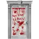 Bloody Door Decoration 165 x 85 cm