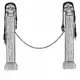 Halloween tomb front light decoration 72 cm